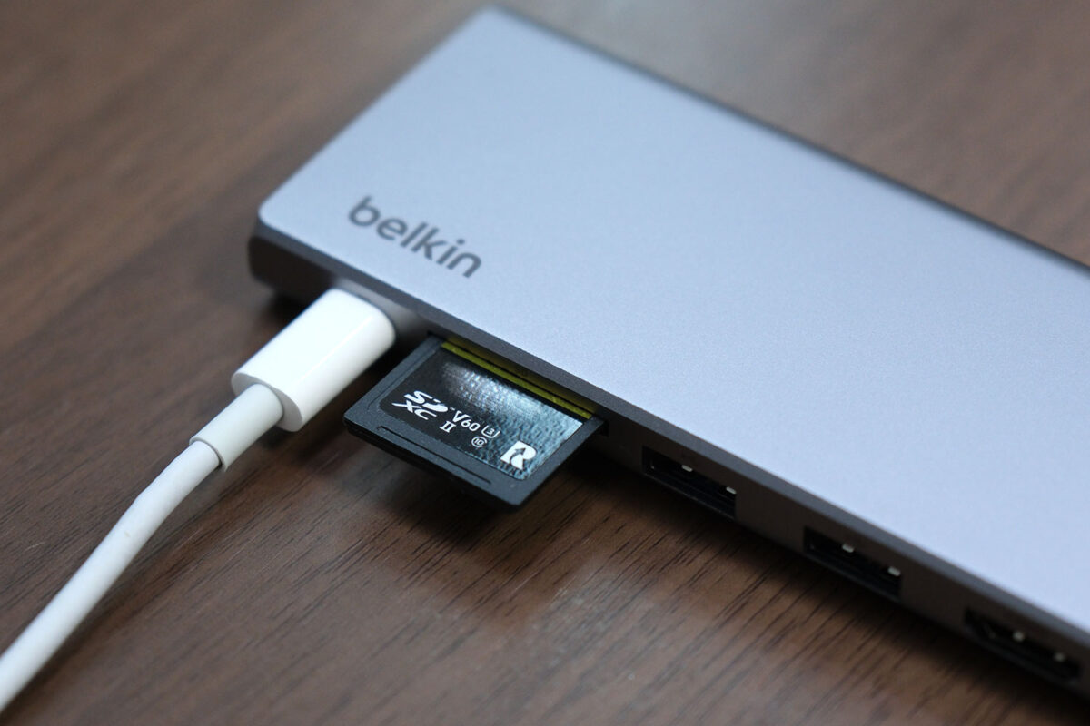 Belkin USB-C Connect 7-in-1 SDカード対応