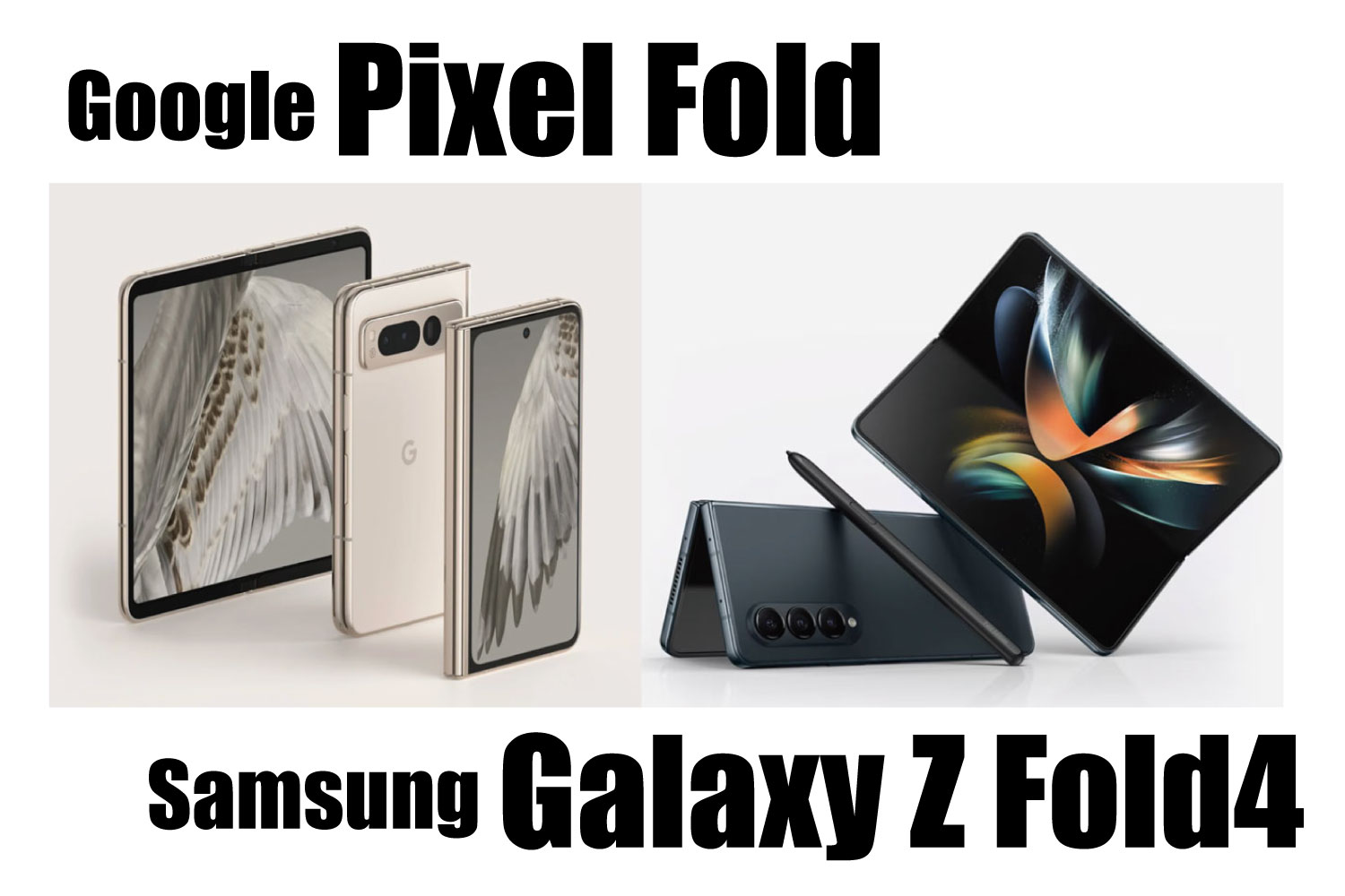 Pixel Fold vs Galaxy Z Fold4