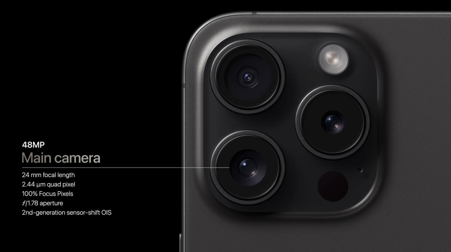 iPhone 15 Pro  広角カメラ