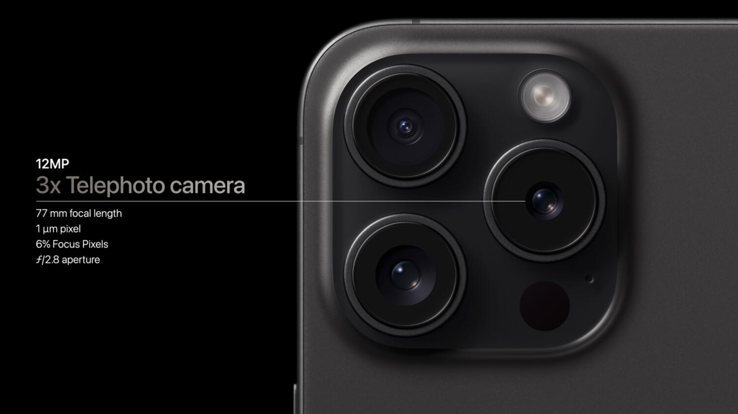 iPhone 15 Pro 望遠カメラ