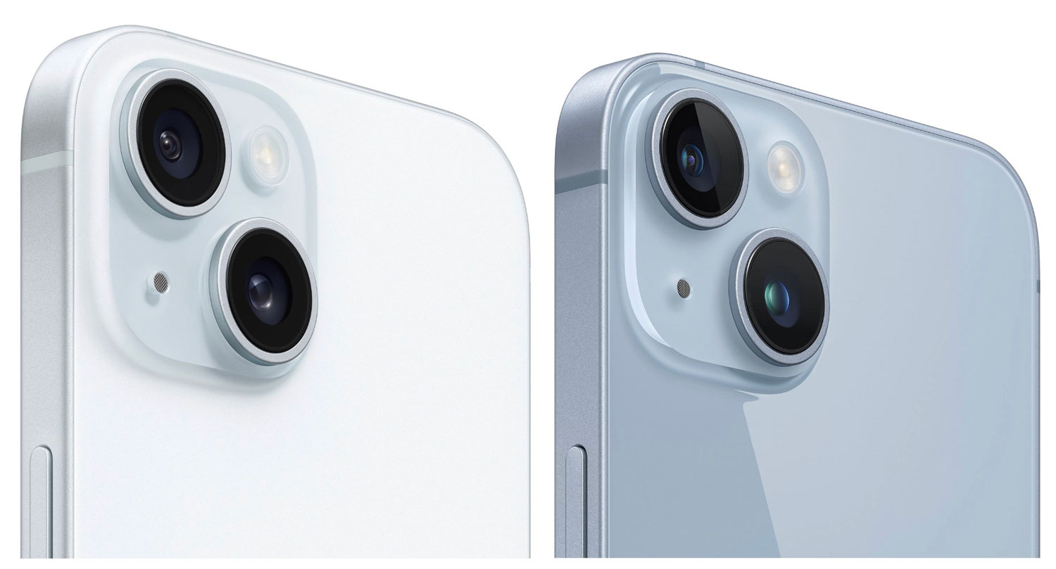 iPhone 15 vs 14 リアカメラ