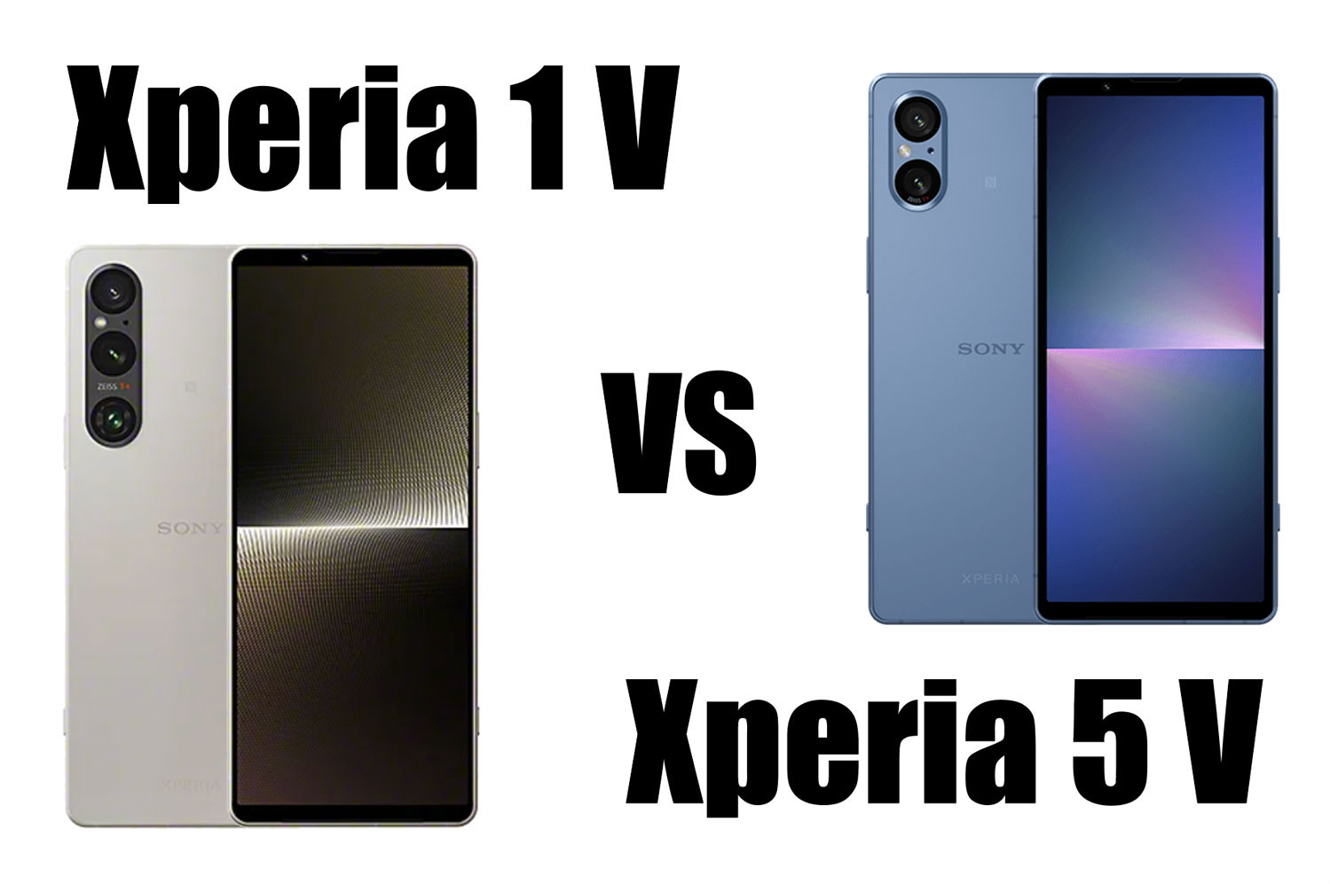 Xperia 1 V vs Xperia 5 V