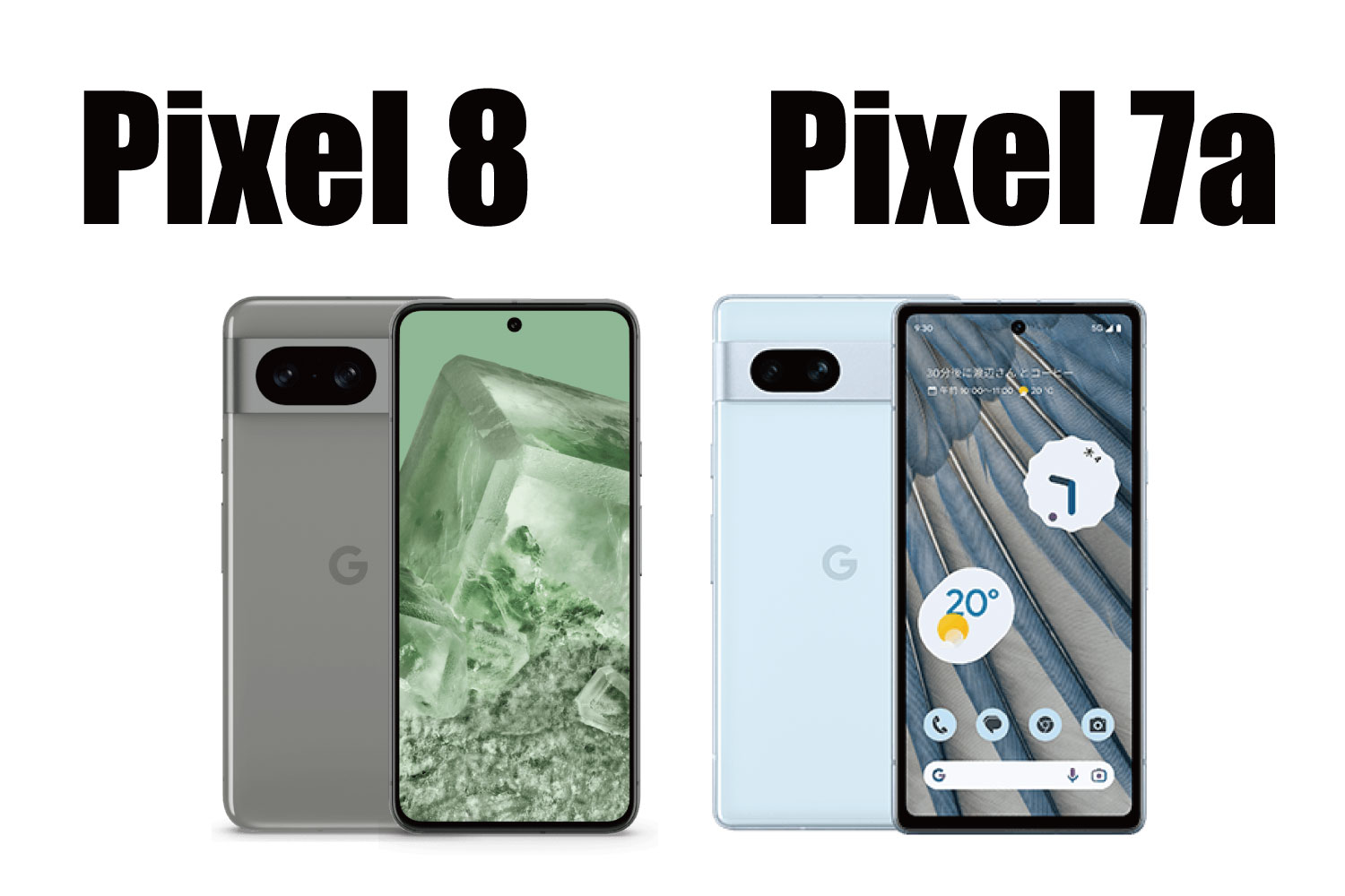 Pixel 8 vs Pixel 7a
