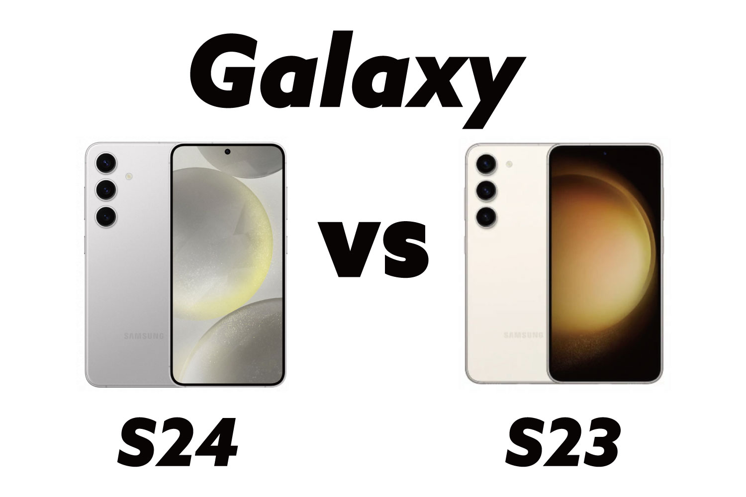 Galaxy S24 vs S23