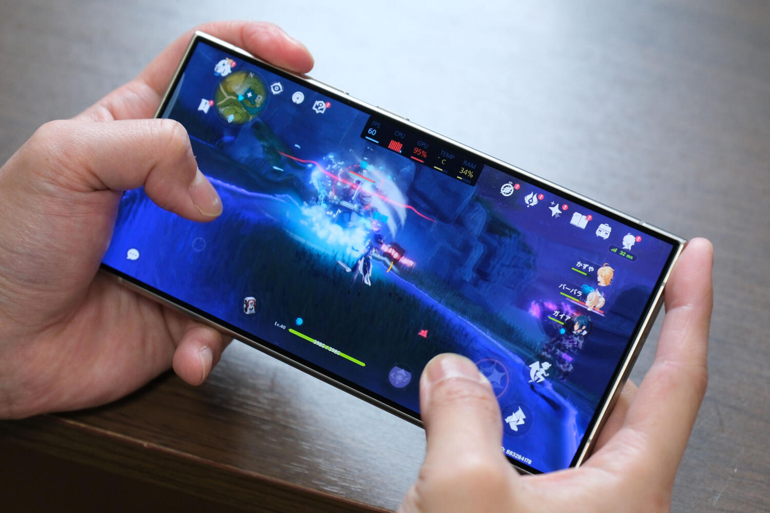 Galaxy S24 Ultra ゲームプレイ